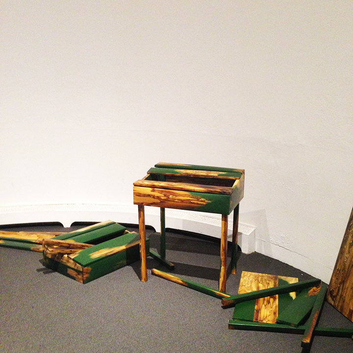 Hilary Wilder, Greatest American Hero (Thoreau’s Desk Eight Times) , 2011-2014