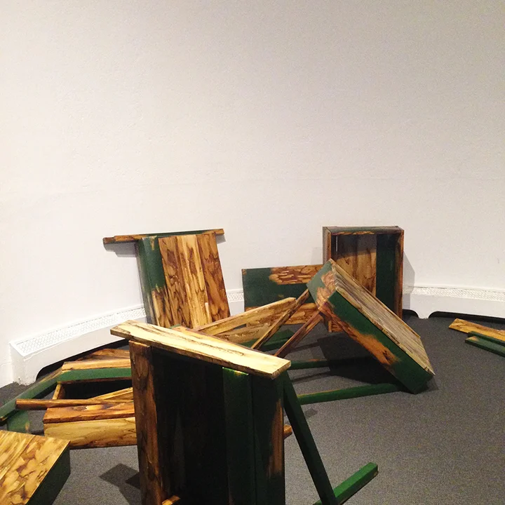 Hilary Wilder, Greatest American Hero (Thoreau’s Desk Eight Times) , 2011-2014