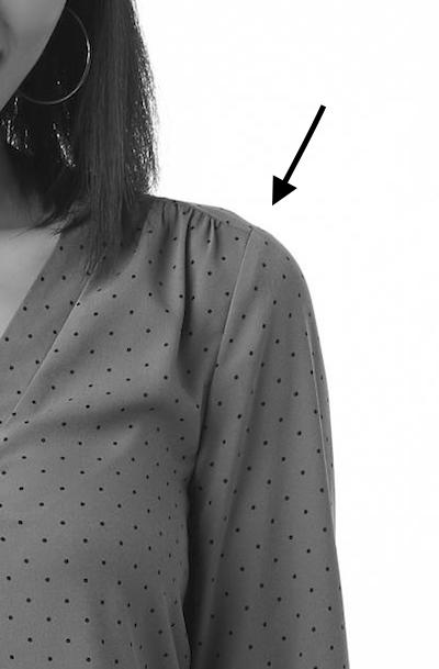 Typical women's sleeve