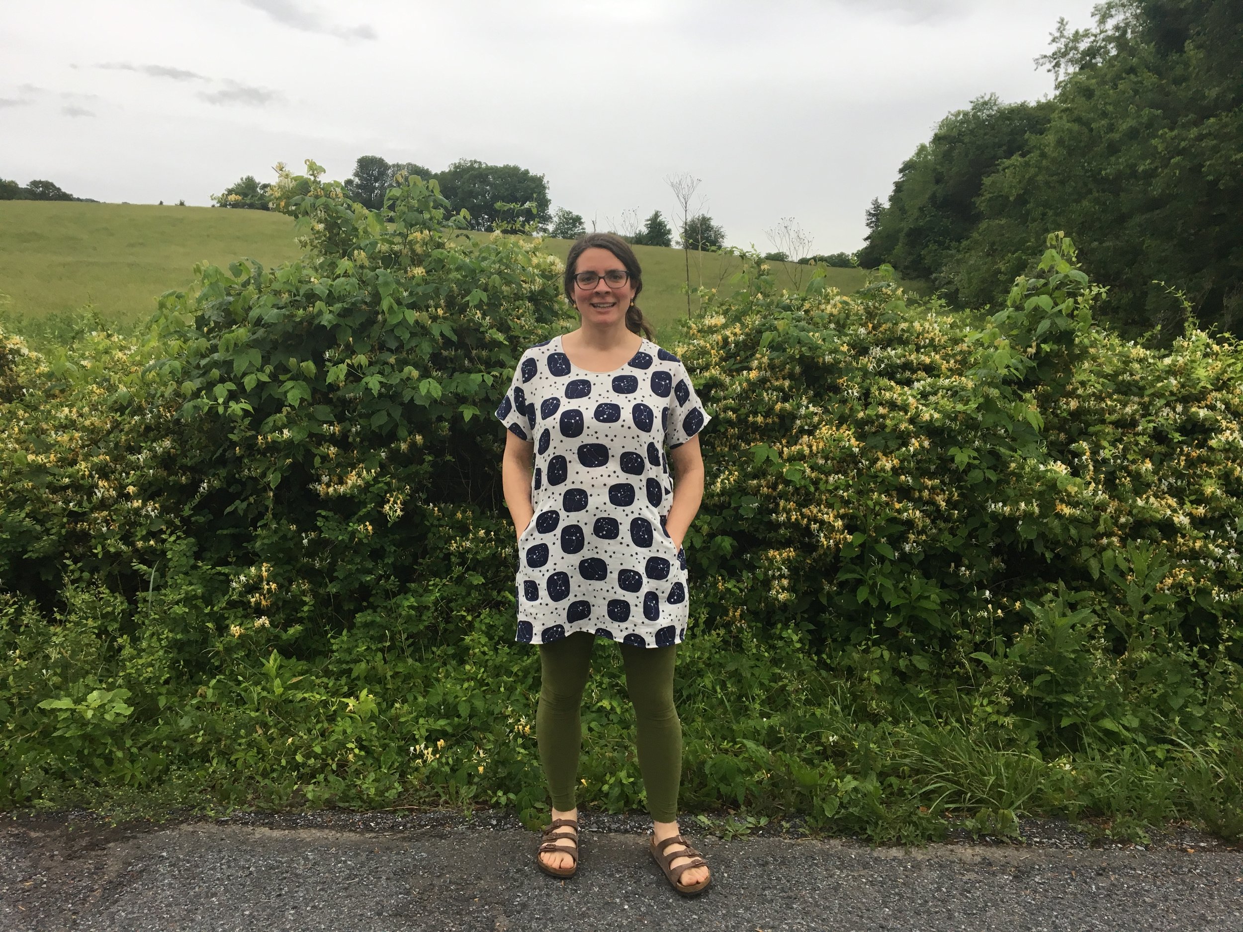 Accacia (owner of Make It Sew in Lexington, VA) in Cabin V2