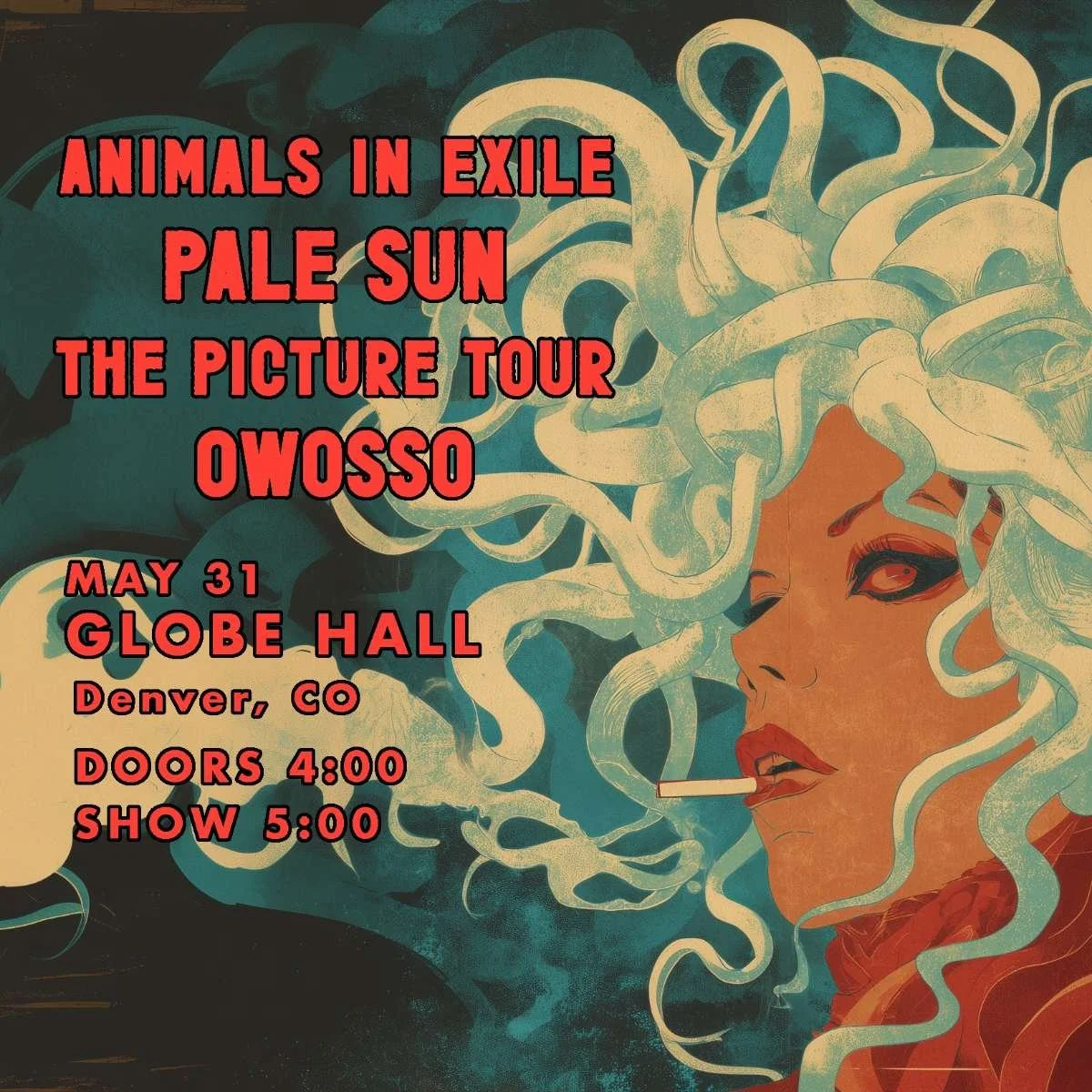 Animals In Exile with Pale Sun, The Picture Tour and Owosso