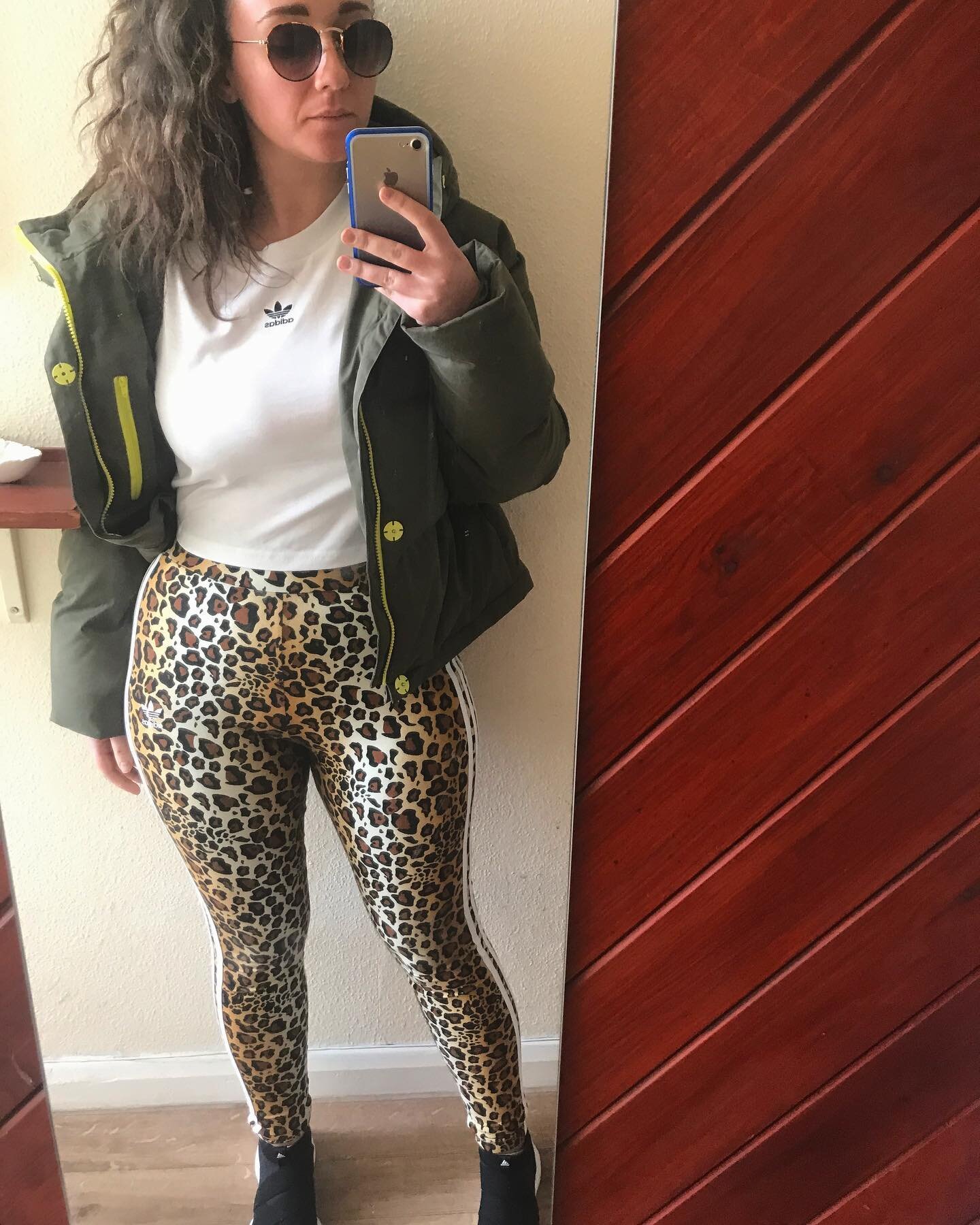 I have decided that at this stage of lockdown it&rsquo;s perfectly acceptable to attend Zoom meetings dressed as a leopard. I call it wild-casual. 🐆 #ootd #adidas