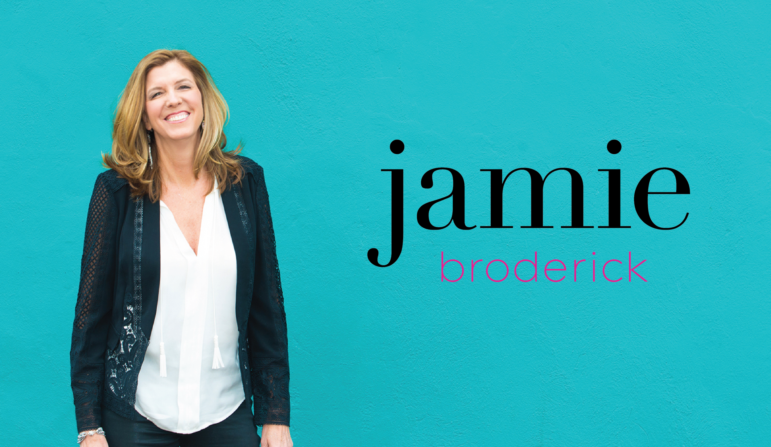 Jamie Broderick Visibility Strategist Logo and Visual Branding Design by AllieMarie Design