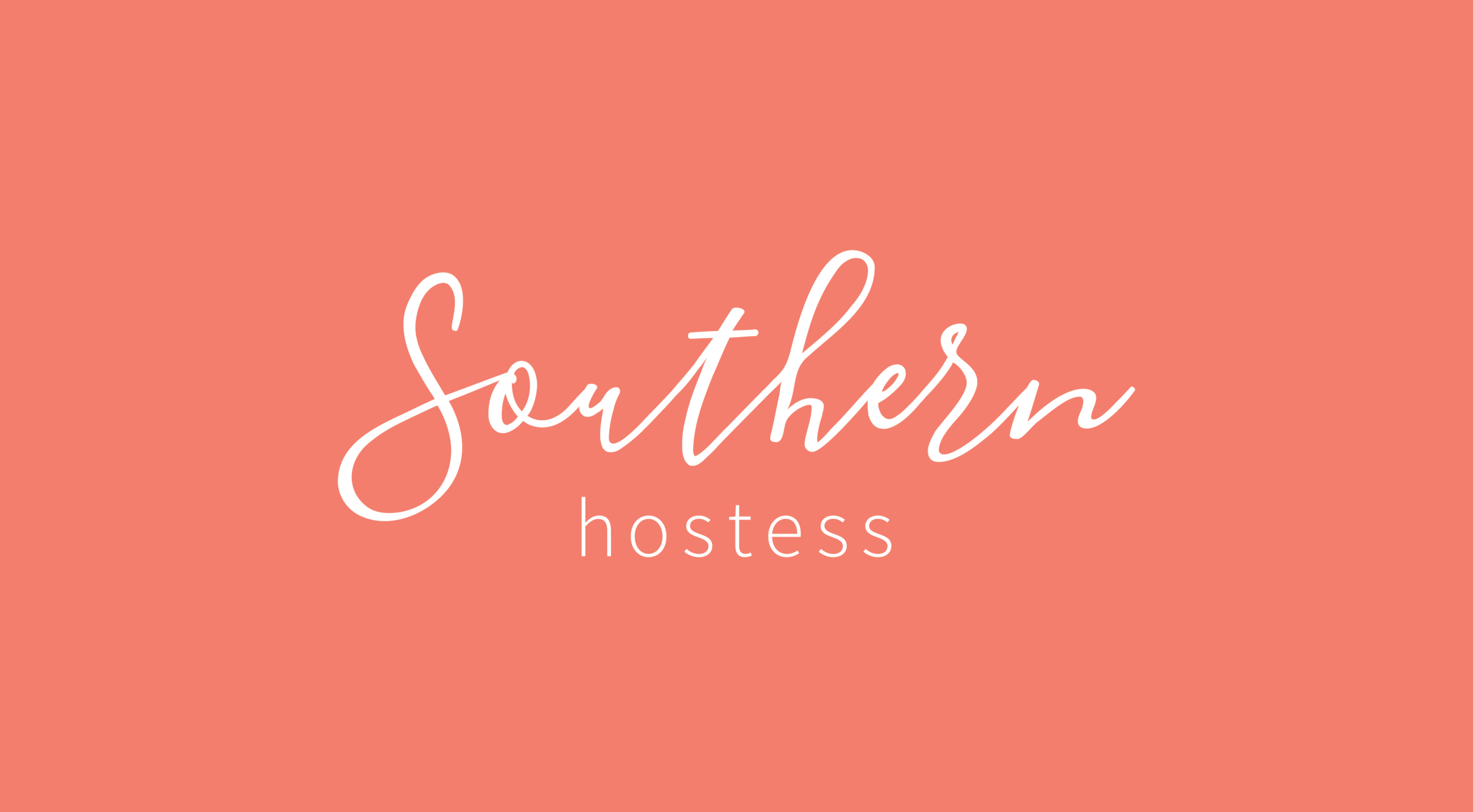 Southern Hostess Logo and Branding Design by AllieMarie Design