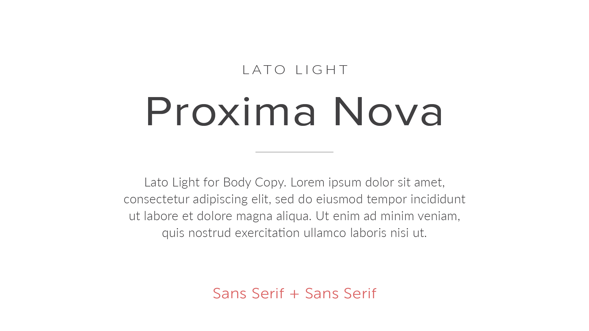 Font System using Proxima Nova and Lato - Beginner's Guide to Typography - AllieMarie Design