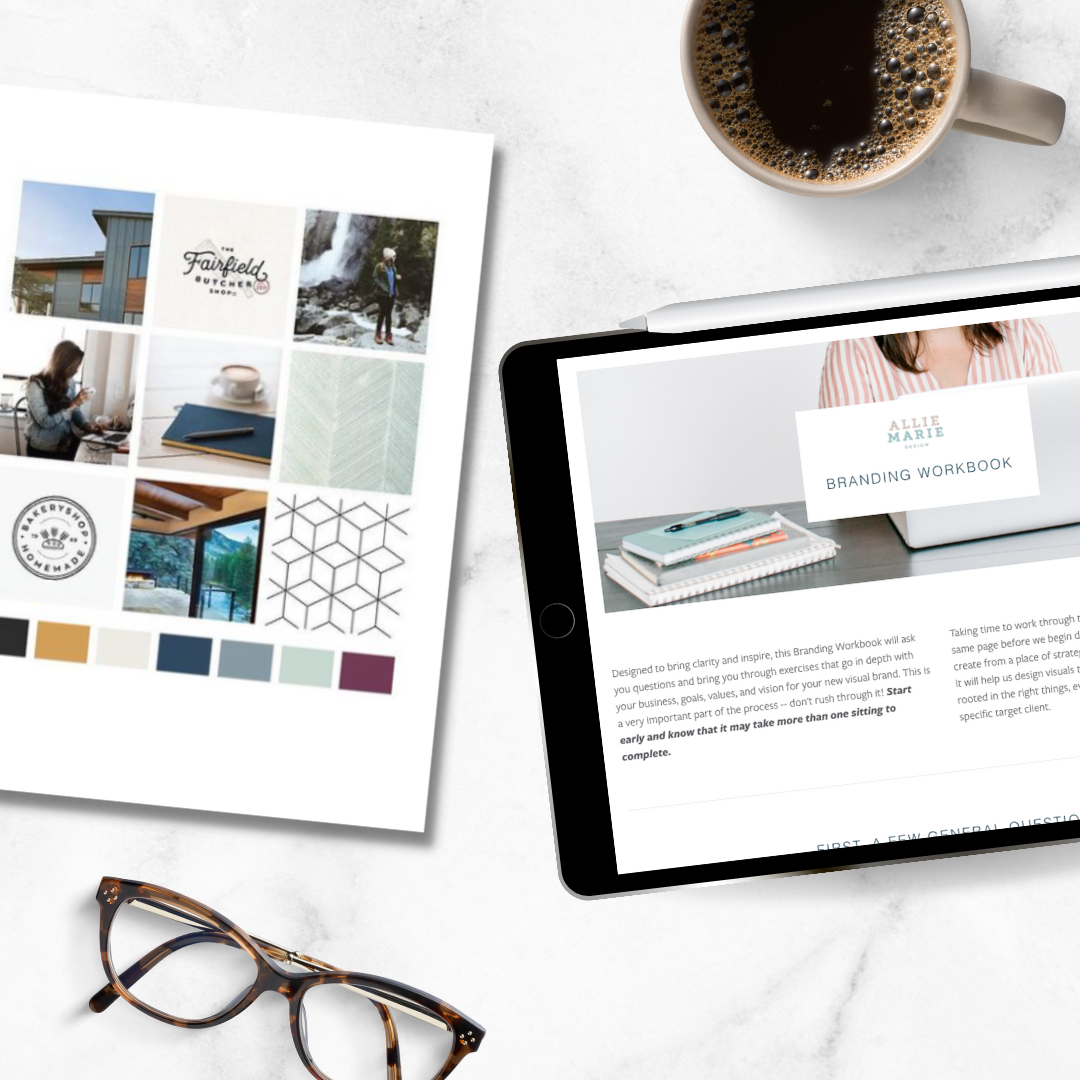 Branding package for small businesses with big hearted missions alliemarie design