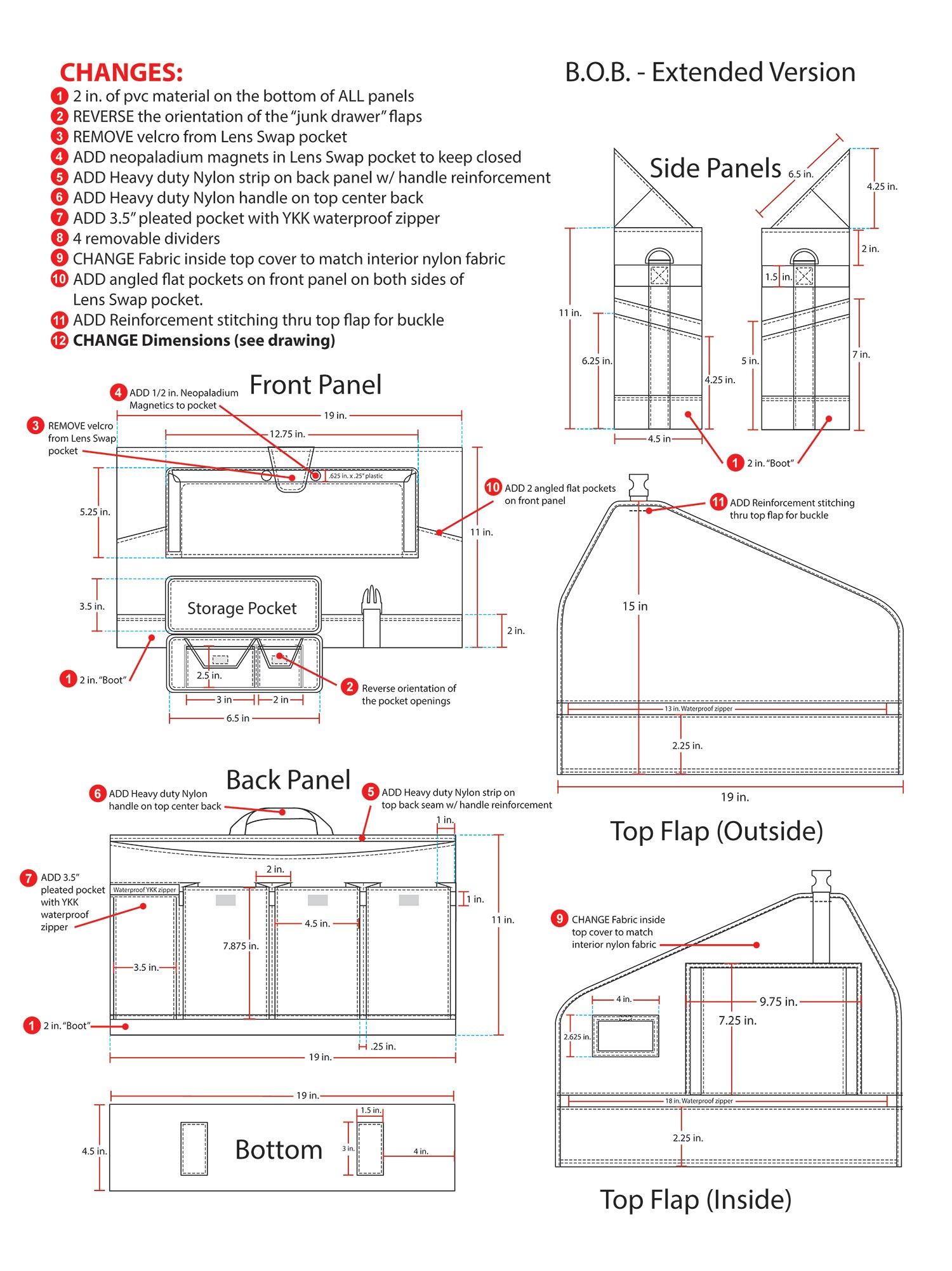 bug out bag specs