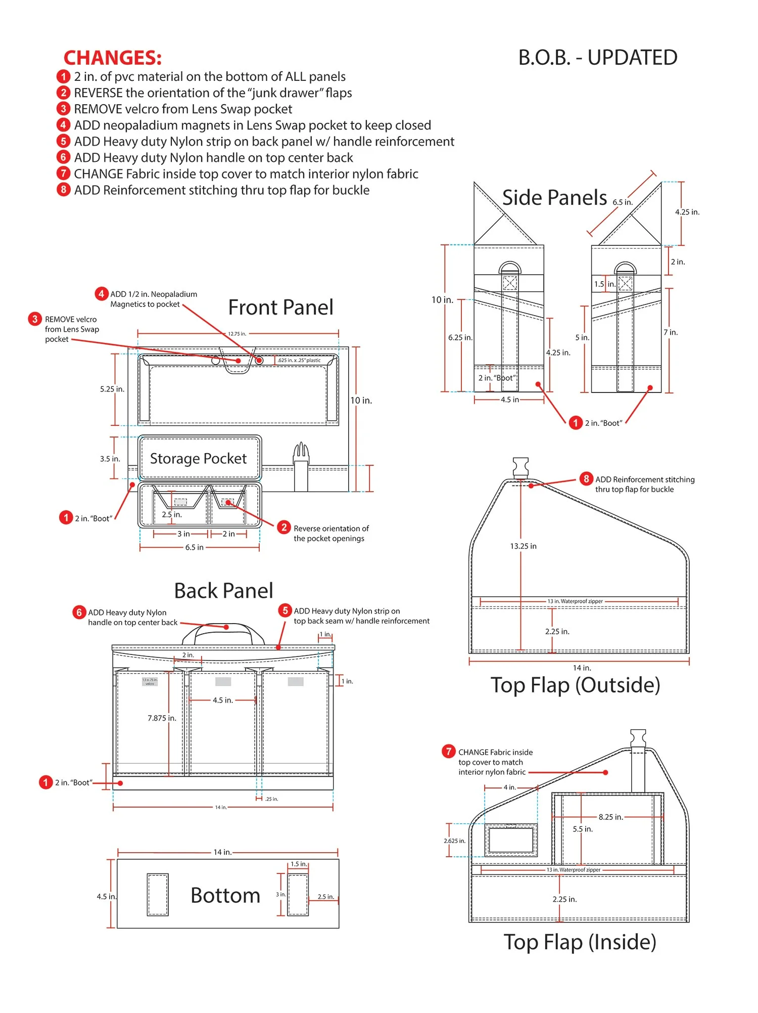 bug out bag specs
