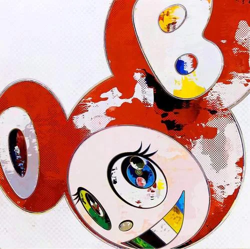 Takashi_Murakami_And_Then_x_6_(Red_The_Polke_Method).jpg