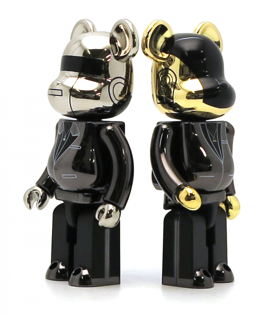 bearbrick 100% daft punk alive medicom toy