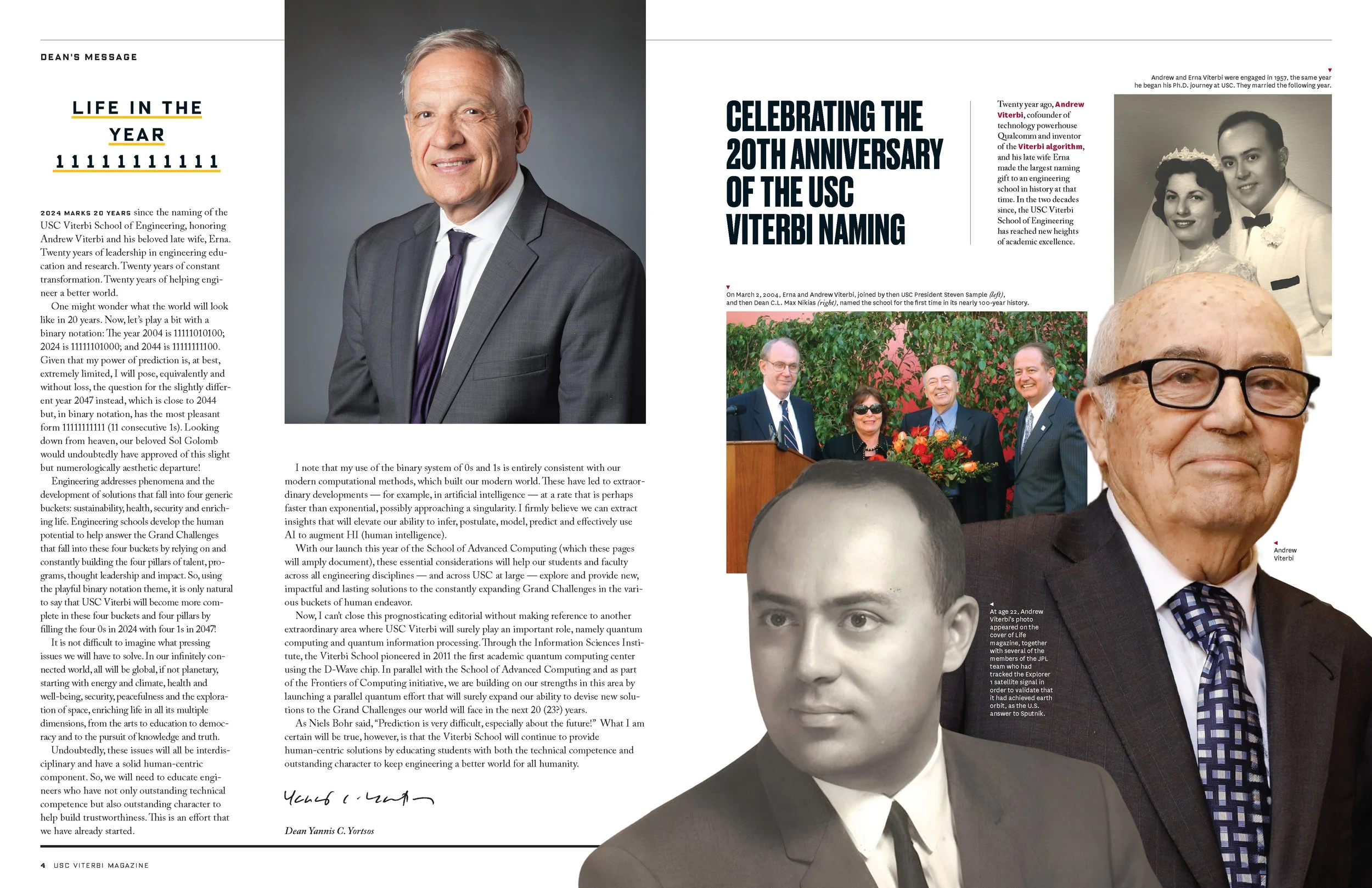 Celebrating the 20th Anniversary of the USC Viterbi Naming