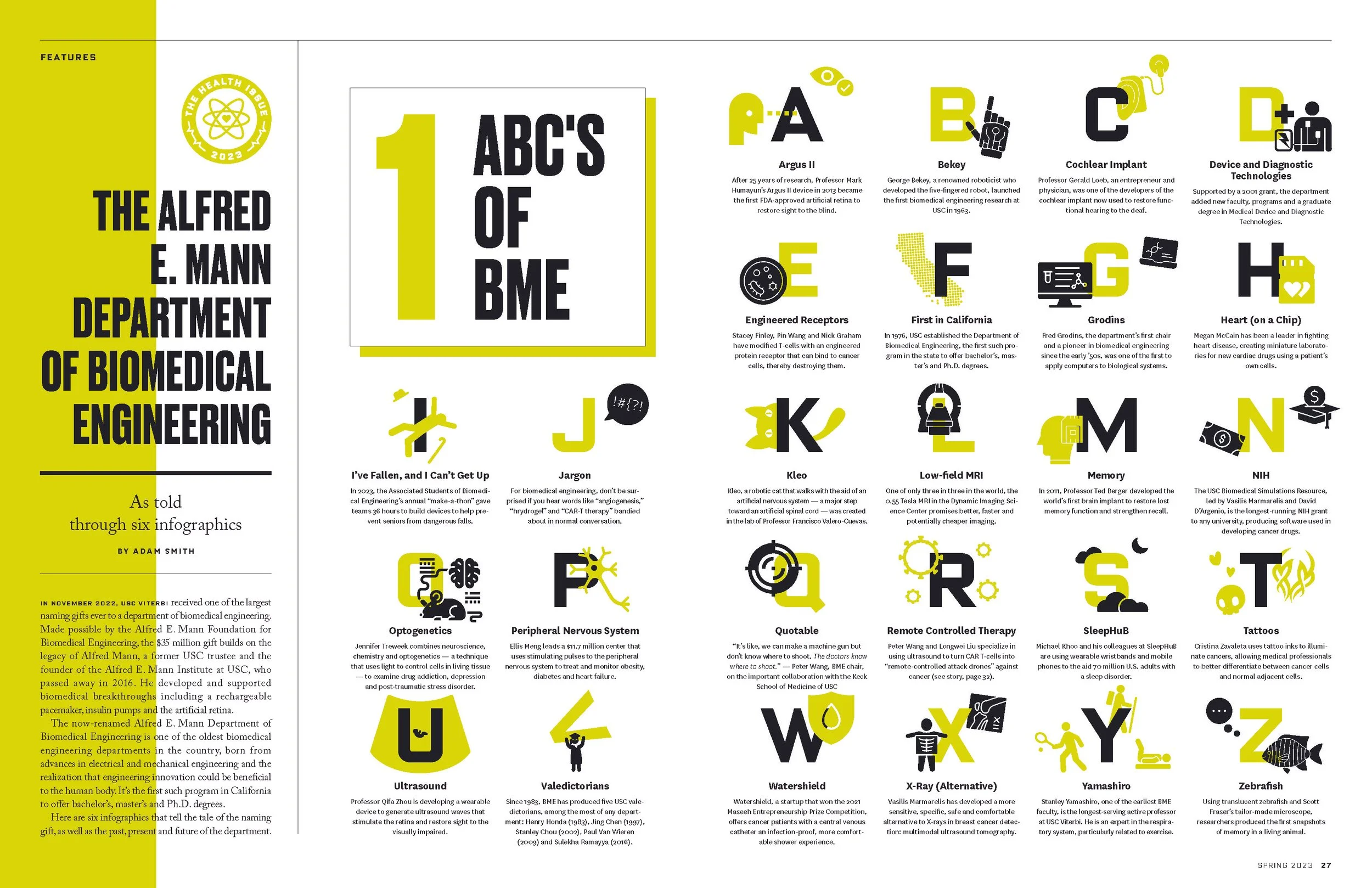 The Alfred E. Mann Department of Biomedical Engineering