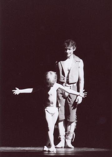 Daniil Simkin performing in "Till Eulenspiegel" with his father, Dmitrij Simkin in Wiesbaden, Germany