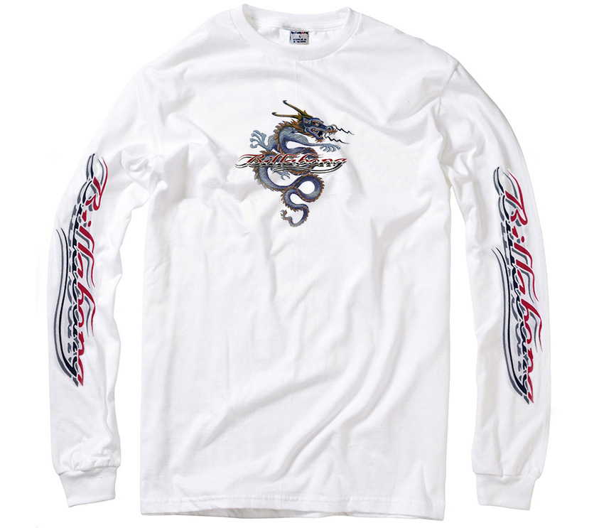 Camiseta Billabong M/L Dragon Branco