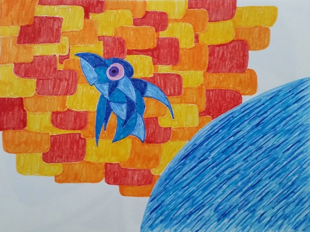 Zoom in: Dream Fish Says Hello