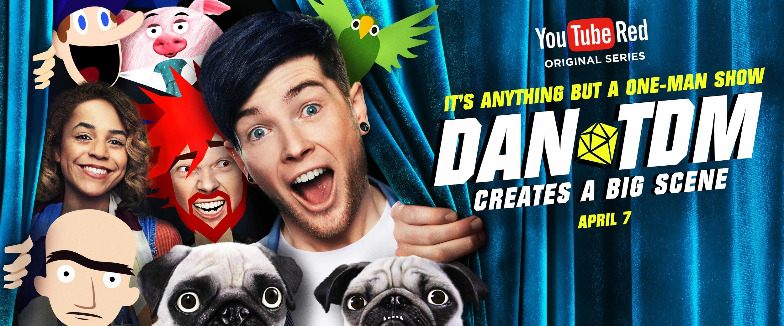 Dan TDM Creates a Big Scene only on Youtube Red Original Series!