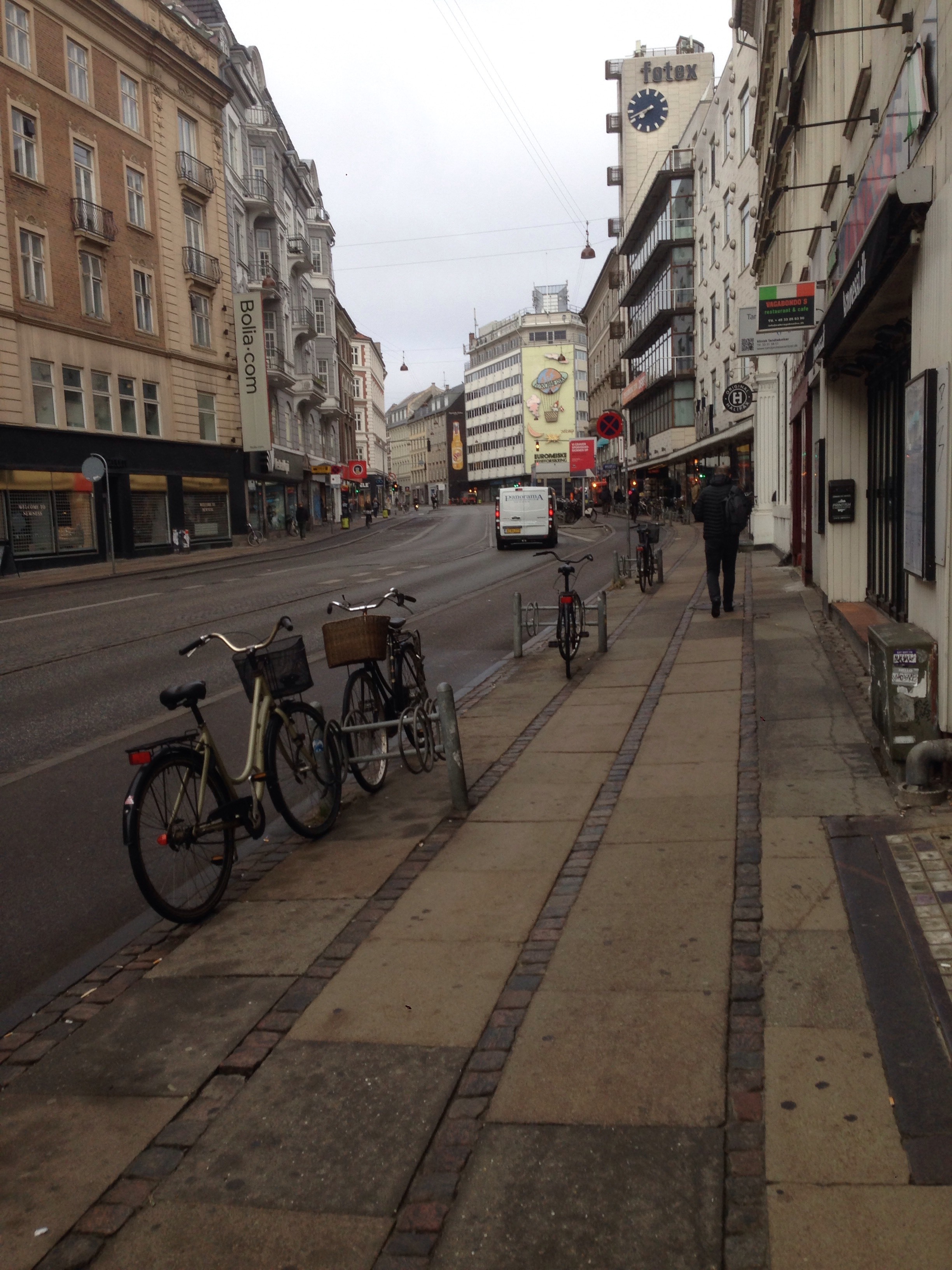 Notice how there is no traffic? Everyone rides bikes here leaving the streets generally free of traffic. Amazing.