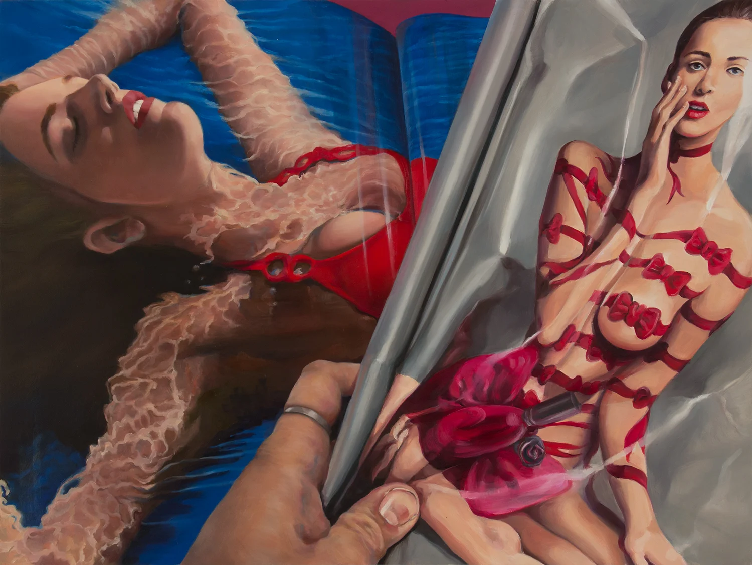 We're Gifts oil on wood 18" x 24," 2014
