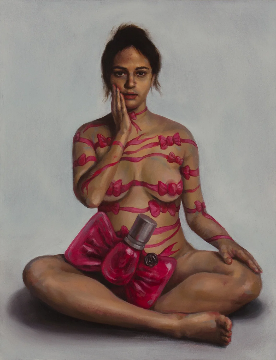 Fiction I oil on panel 10 7/8" x 8 3/8," 2015