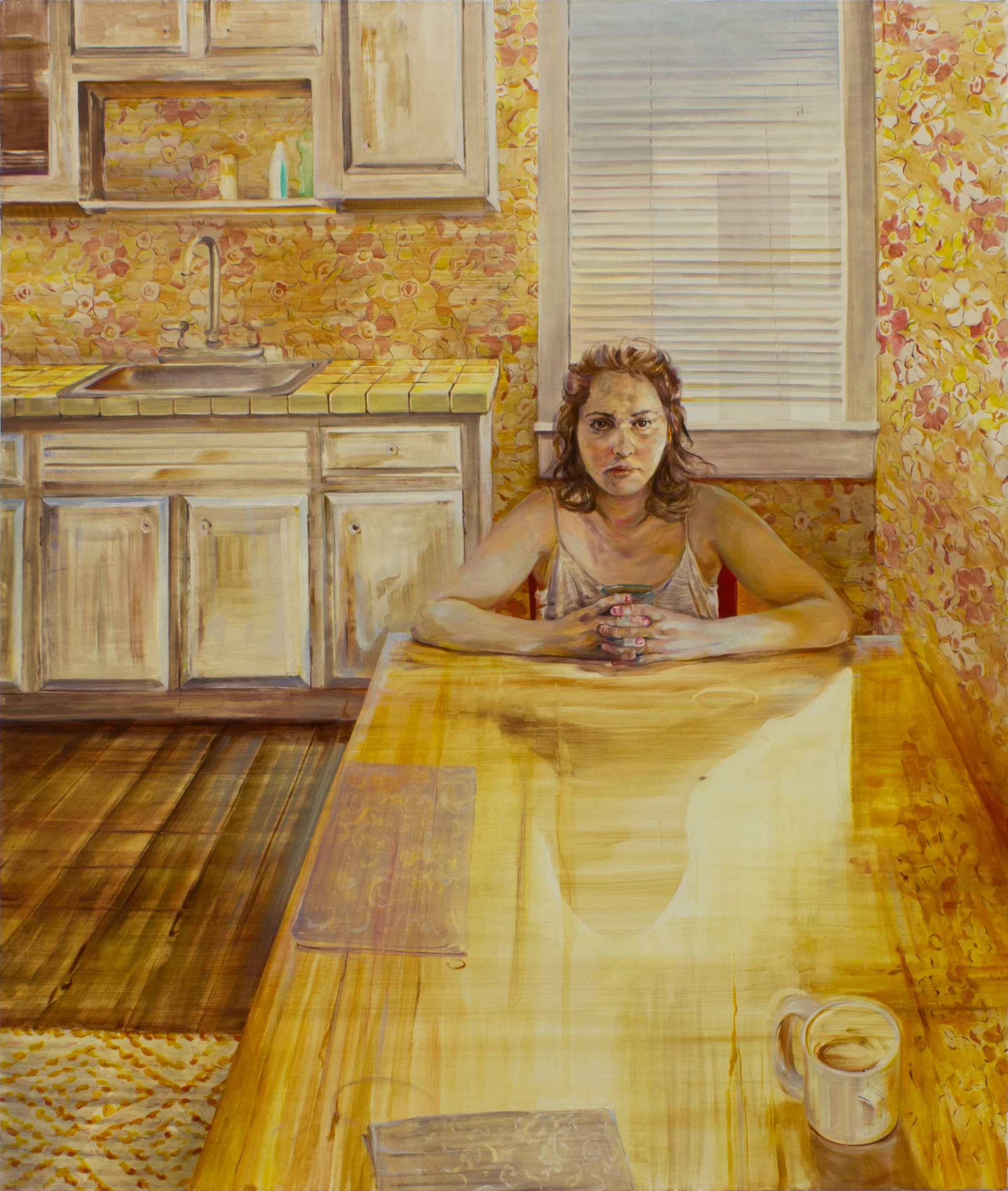 Why Didn’t You Try? oil on canvas 64” x 54,” 2018