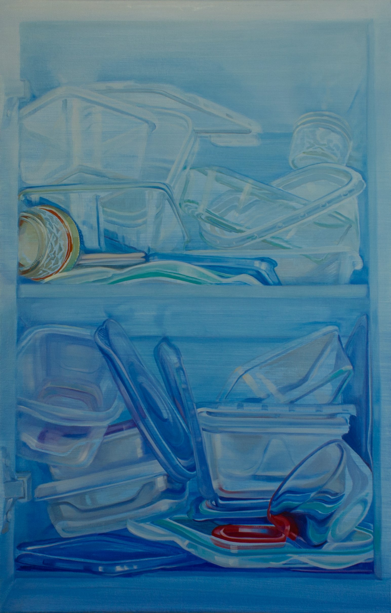 Sunday Evening oil on canvas 28” x 18,” 2022