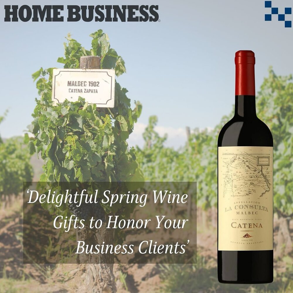 Thanks to Home Business Magazine for featuring Catena in the article on &ldquo;Delightful Spring Wine Gifts to Honor Your Business Clients.&rdquo; 🍷✨ Explore why Catena&rsquo;s Appellation La Consulta Malbec 2021 stands out as a superb choice for ex