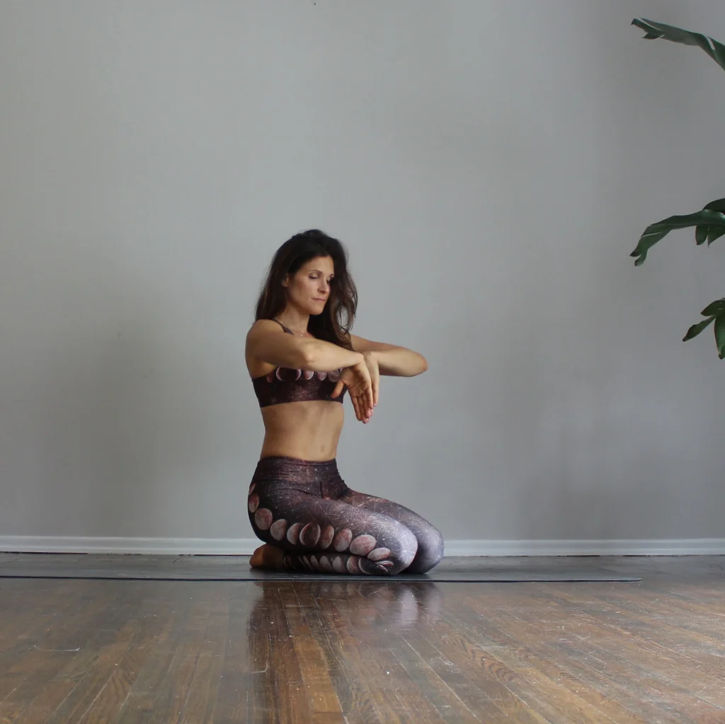 Reverse Prayer Stretch