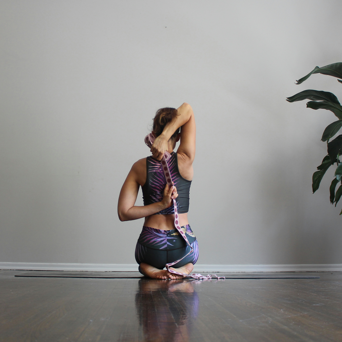 Gomukhasana Arms using a Strap