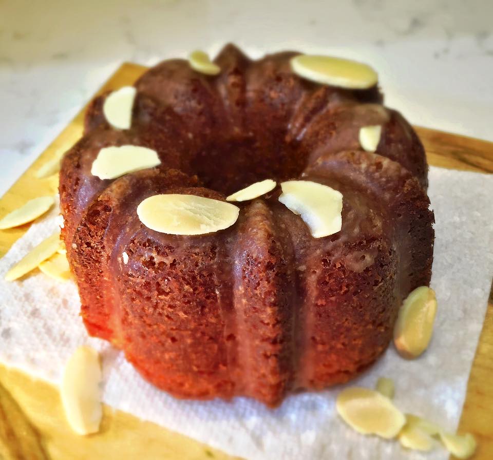 Orange Scented Honey-Almond Bundtlettes