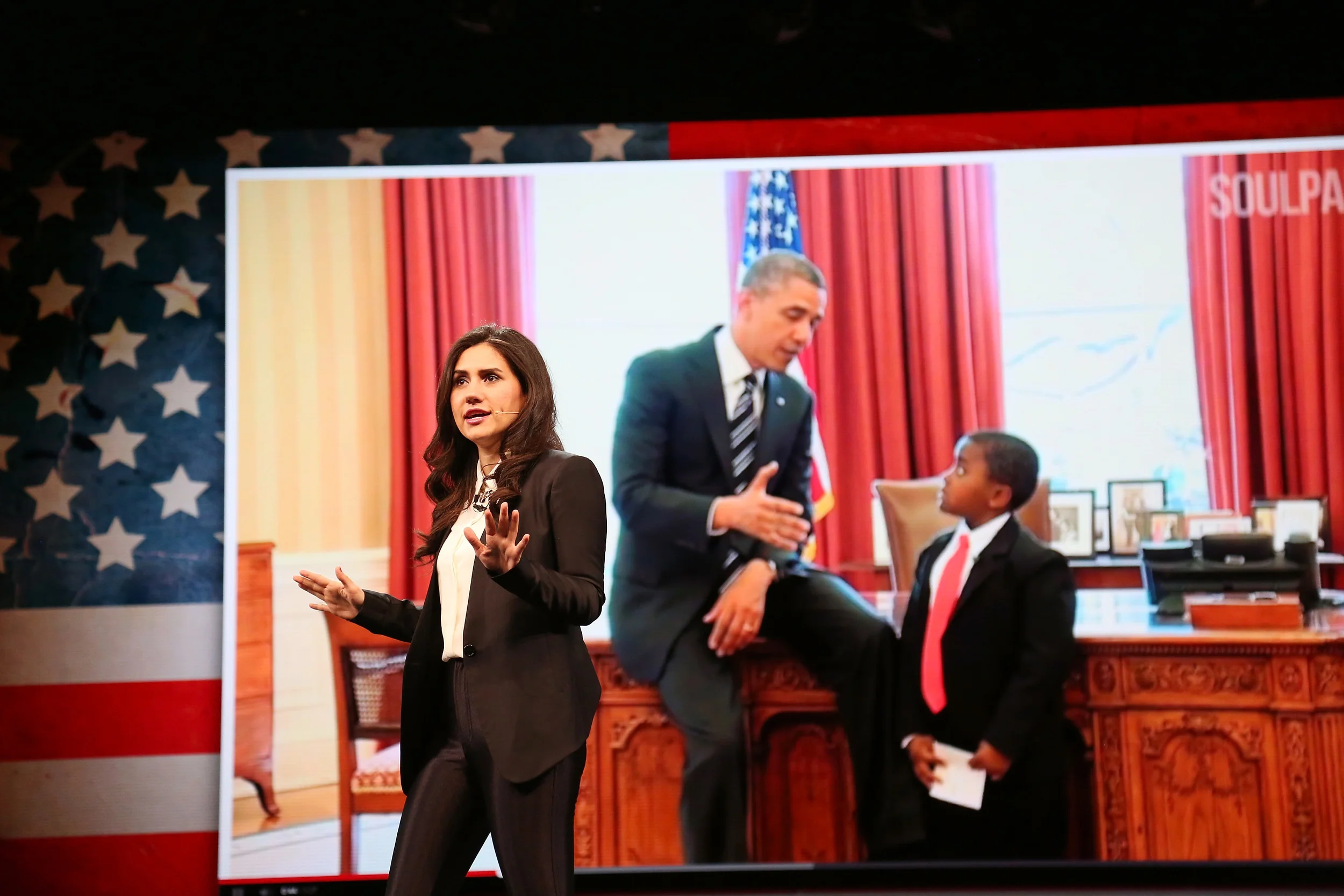 Shabnam sharing SoulPancake content Kid President