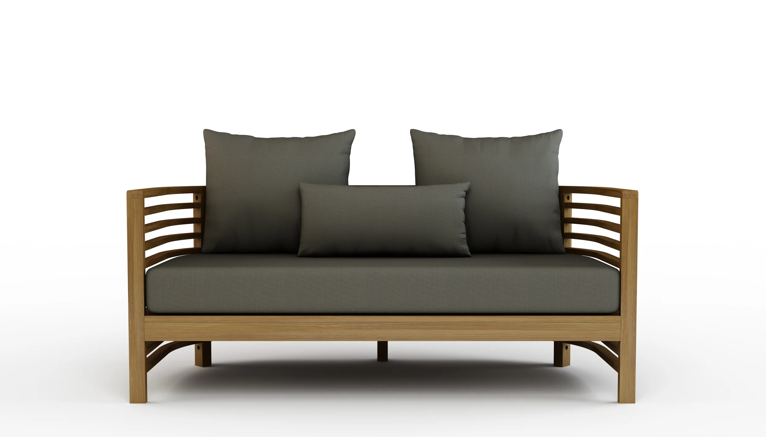 Seasonal Living Spirals Teak Sofa.