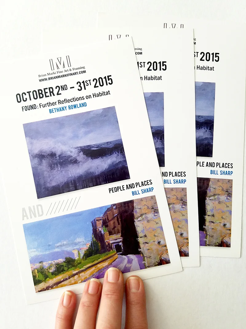 Roland & Sharp Show Postcard