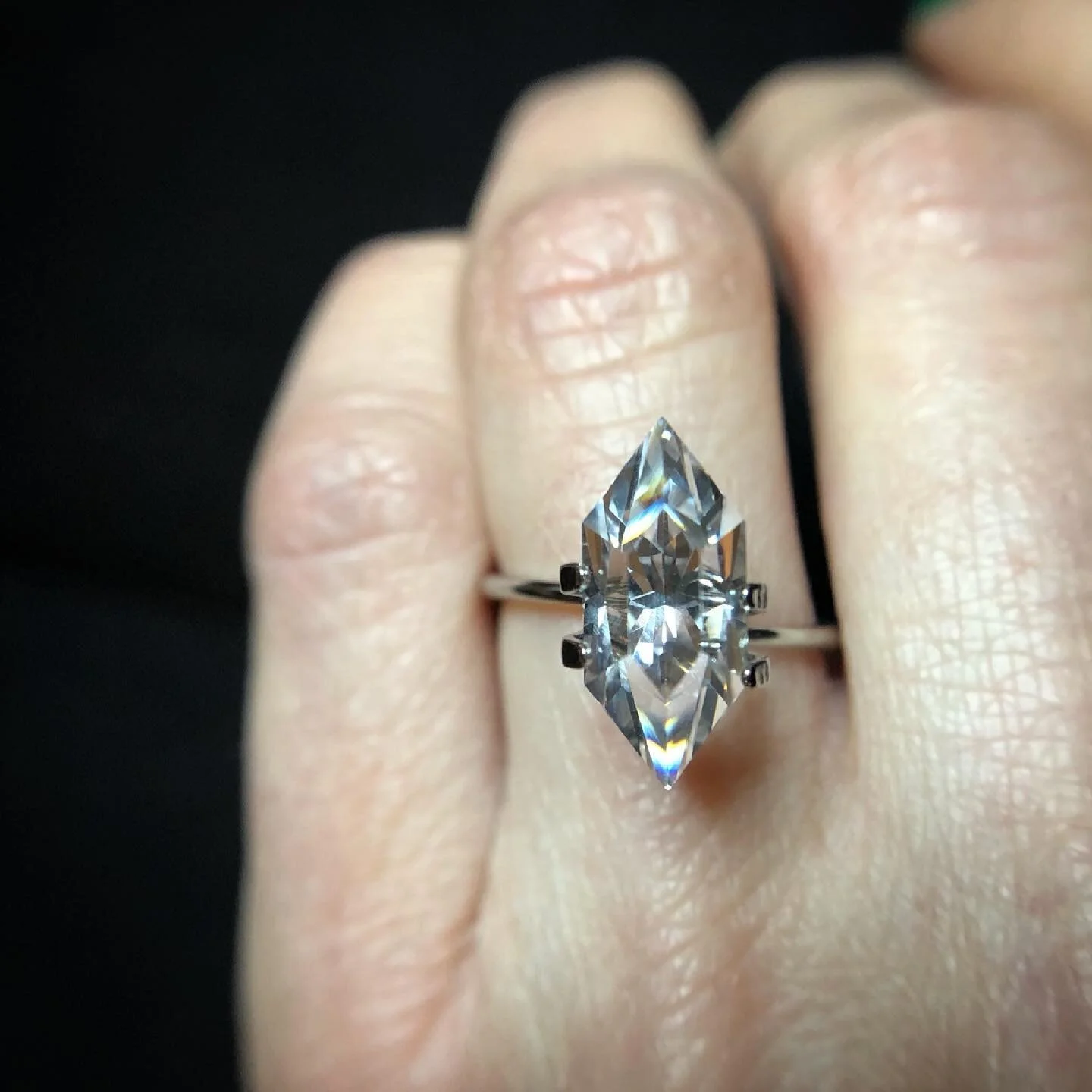 Clear quartz for the win 🔥
Brand new from  @steadygems. Available for custom design.