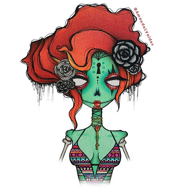 From the instagram of @amandalvaldes