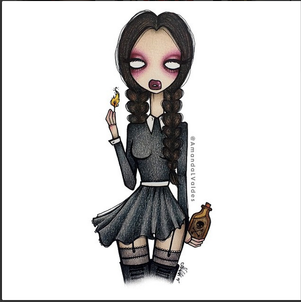 From the instagram of @amandalvaldes