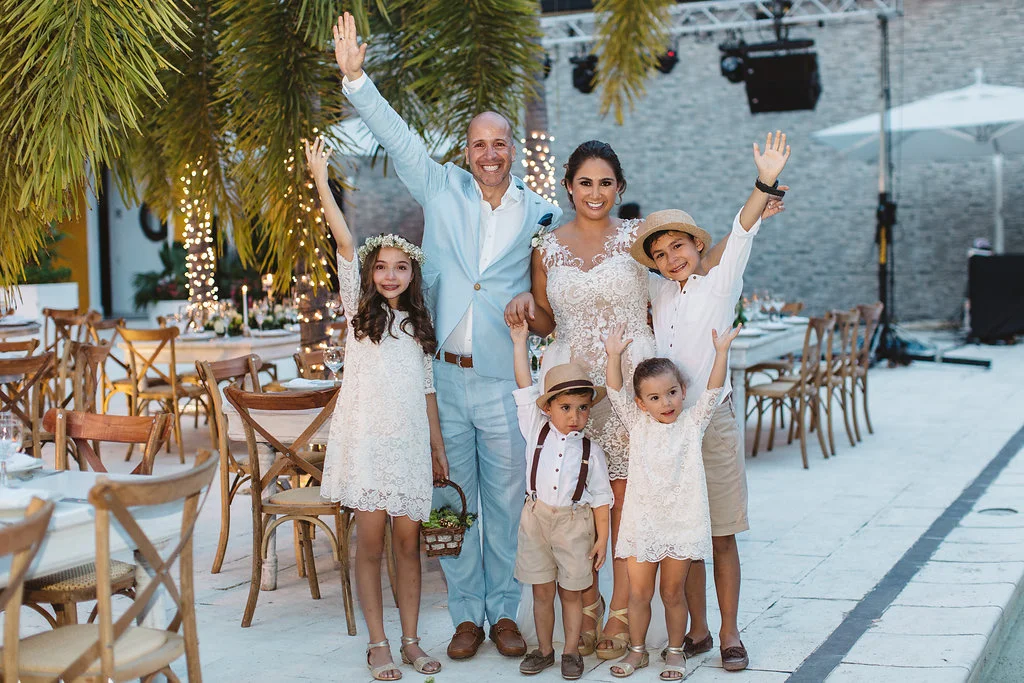 Niños en las bodas.