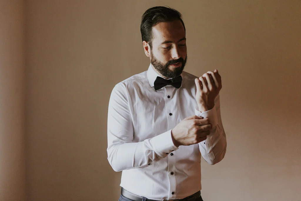El traje del novio.