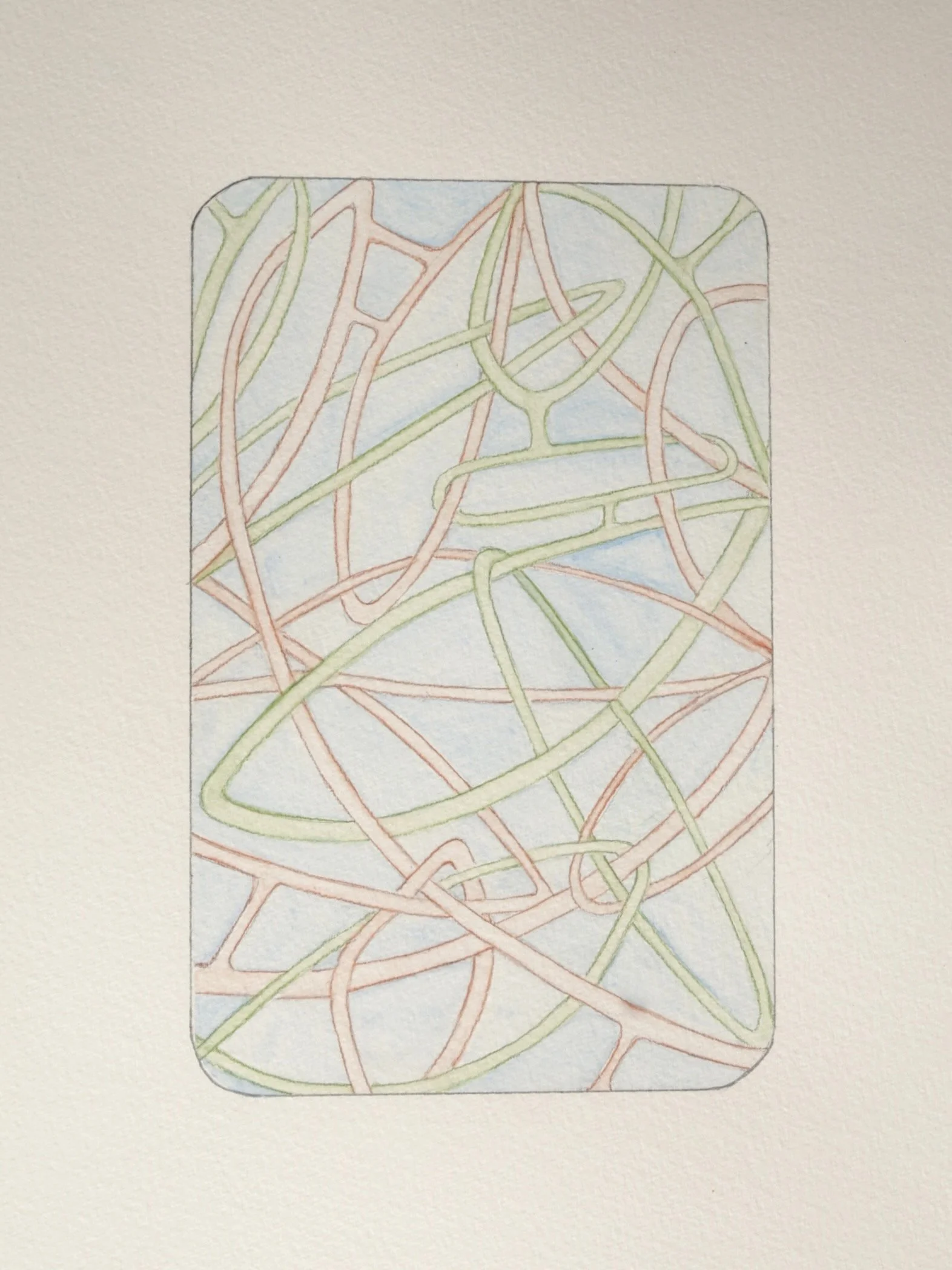 Watercolor and pencil on paper 2024