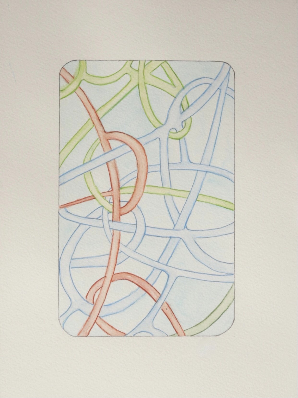 Watercolor and pencil on paper 2024