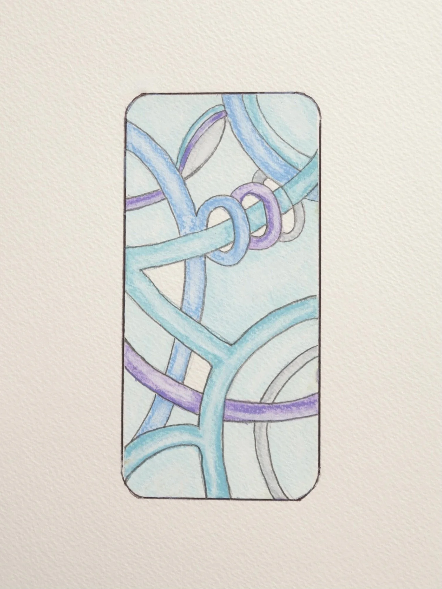 Watercolor and pencil on paper 2024