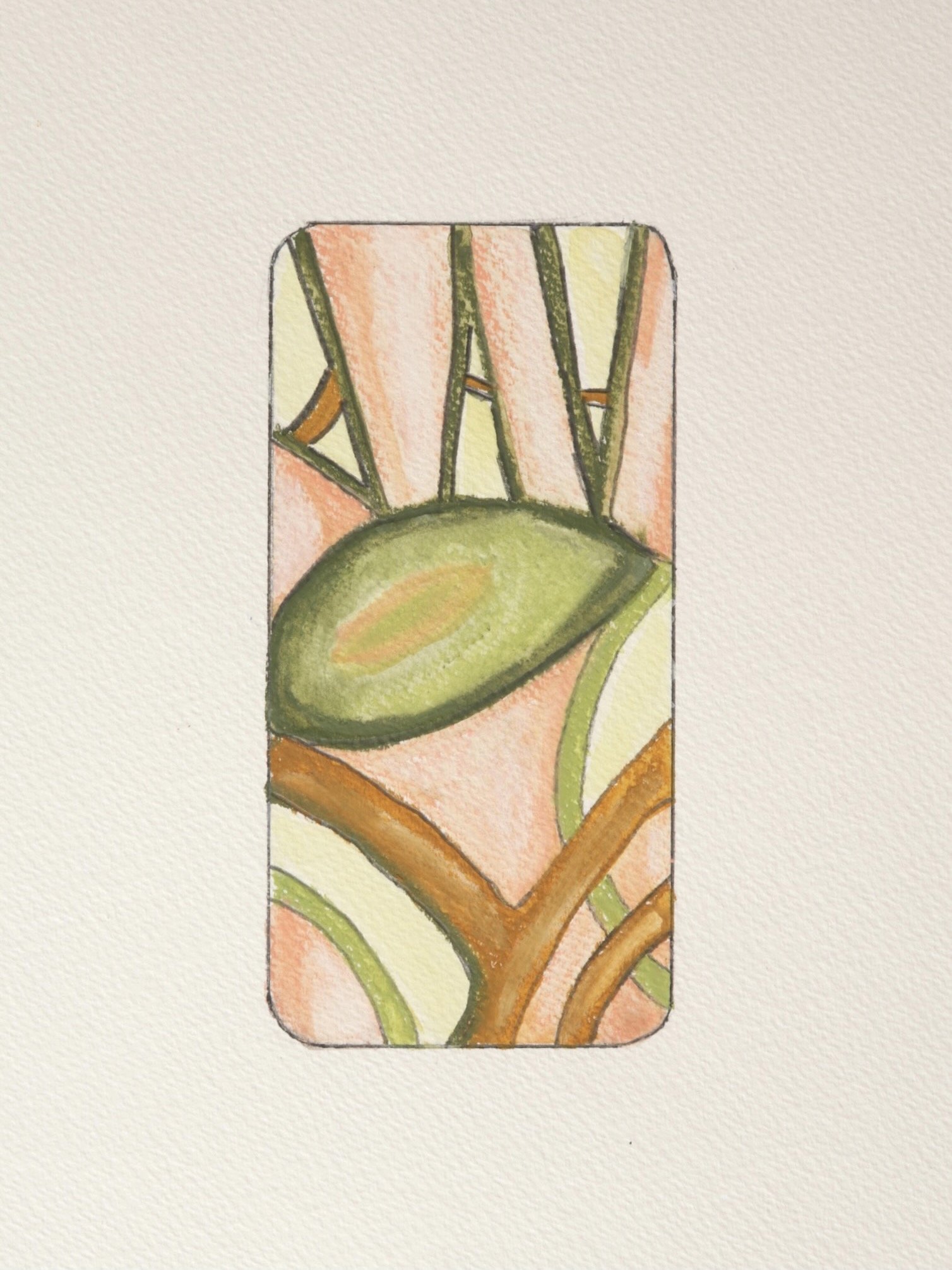 Watercolor and pencil on paper 2024