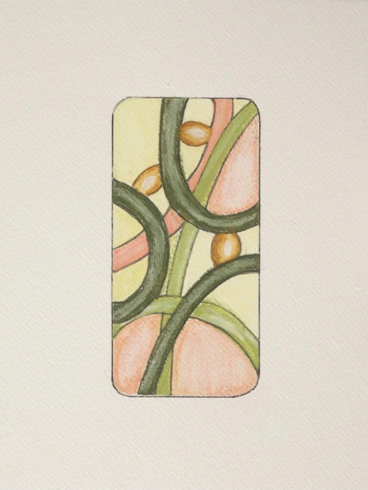 Watercolor and pencil on paper 2024