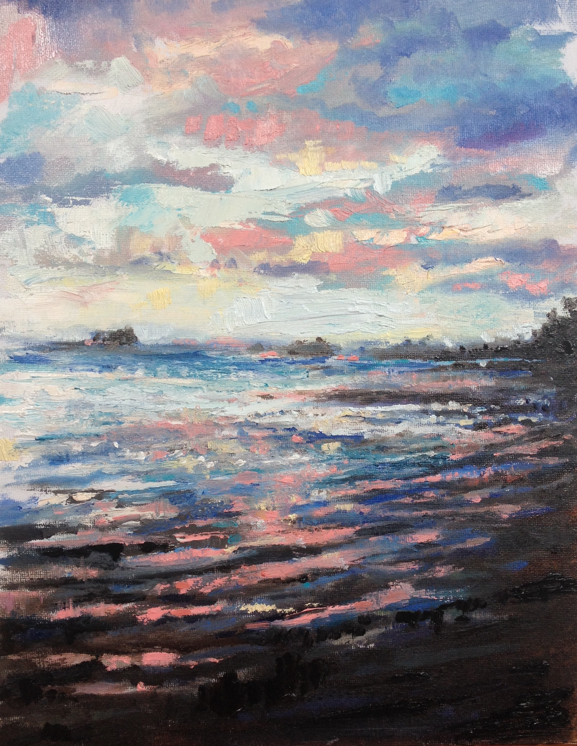 Chesterman's Study II // oil study 11X14 on panel // 600 framed