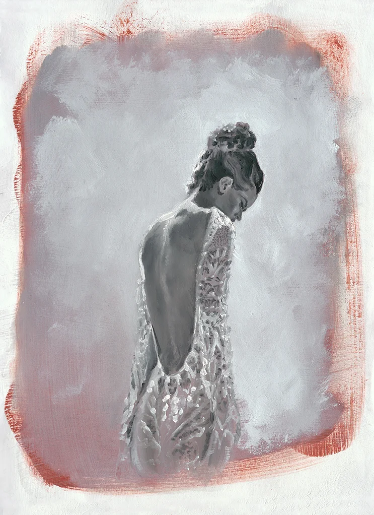 Dauntless // 8.5X11 oil on paper // SOLD