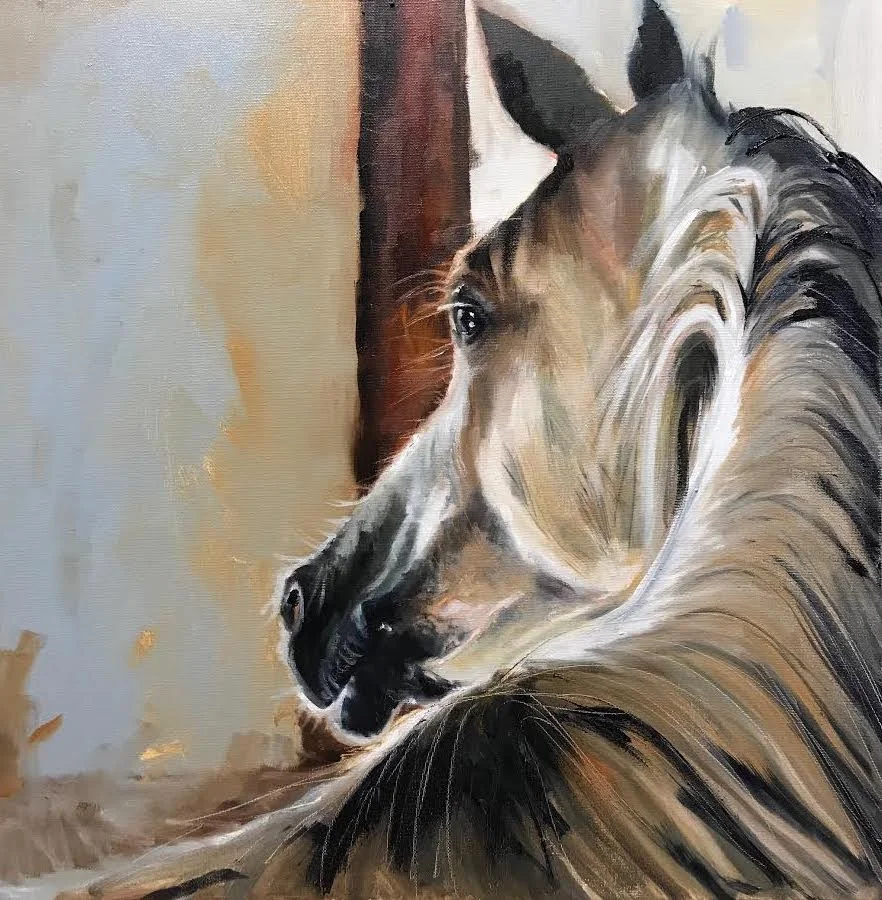 STABLE LIGHT // oil on canvas // 24" X 24" // SOLD