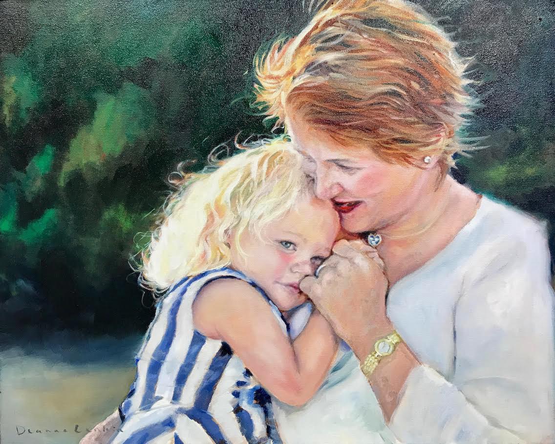 GRANDMA'S HEART // oil on canvas // 16" X 20" // SOLD // 1100