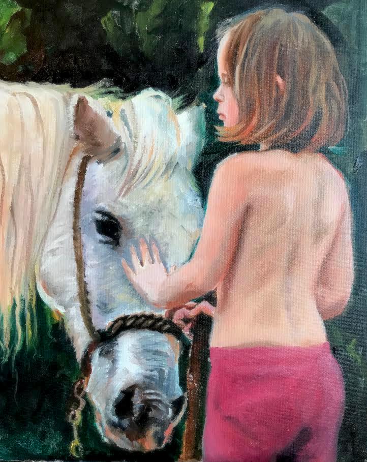 GEMMA // oil on canvas // 22" X 24" // SOLD // 1320