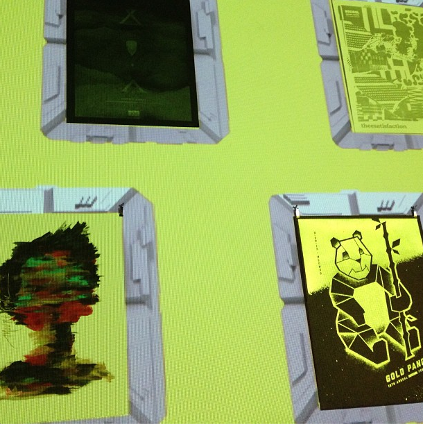 3D rotating frames.
