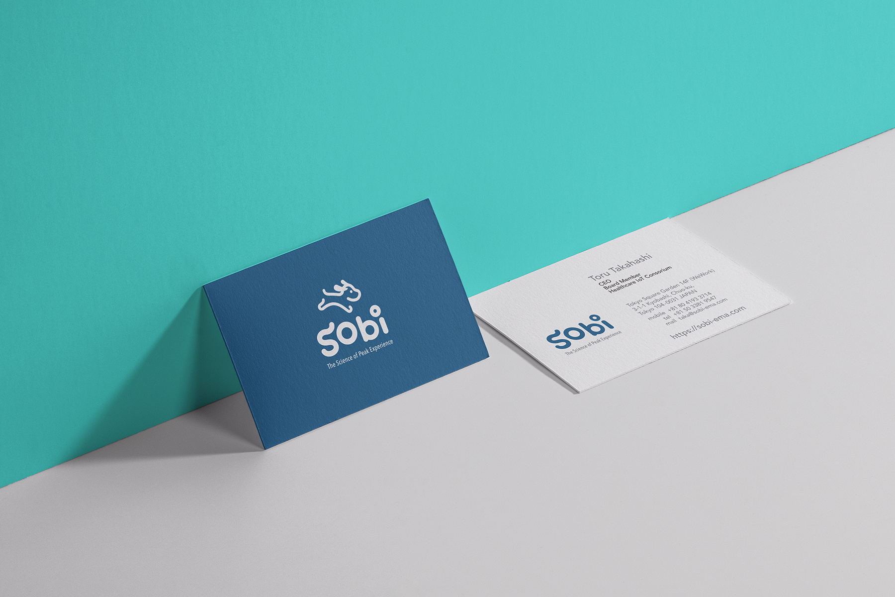 sobi branding logo + business card design