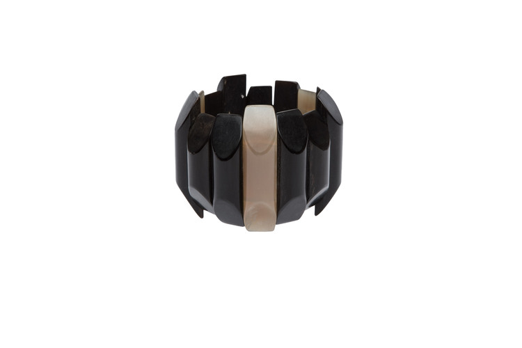 Mixed Horn & Wood Bracelet